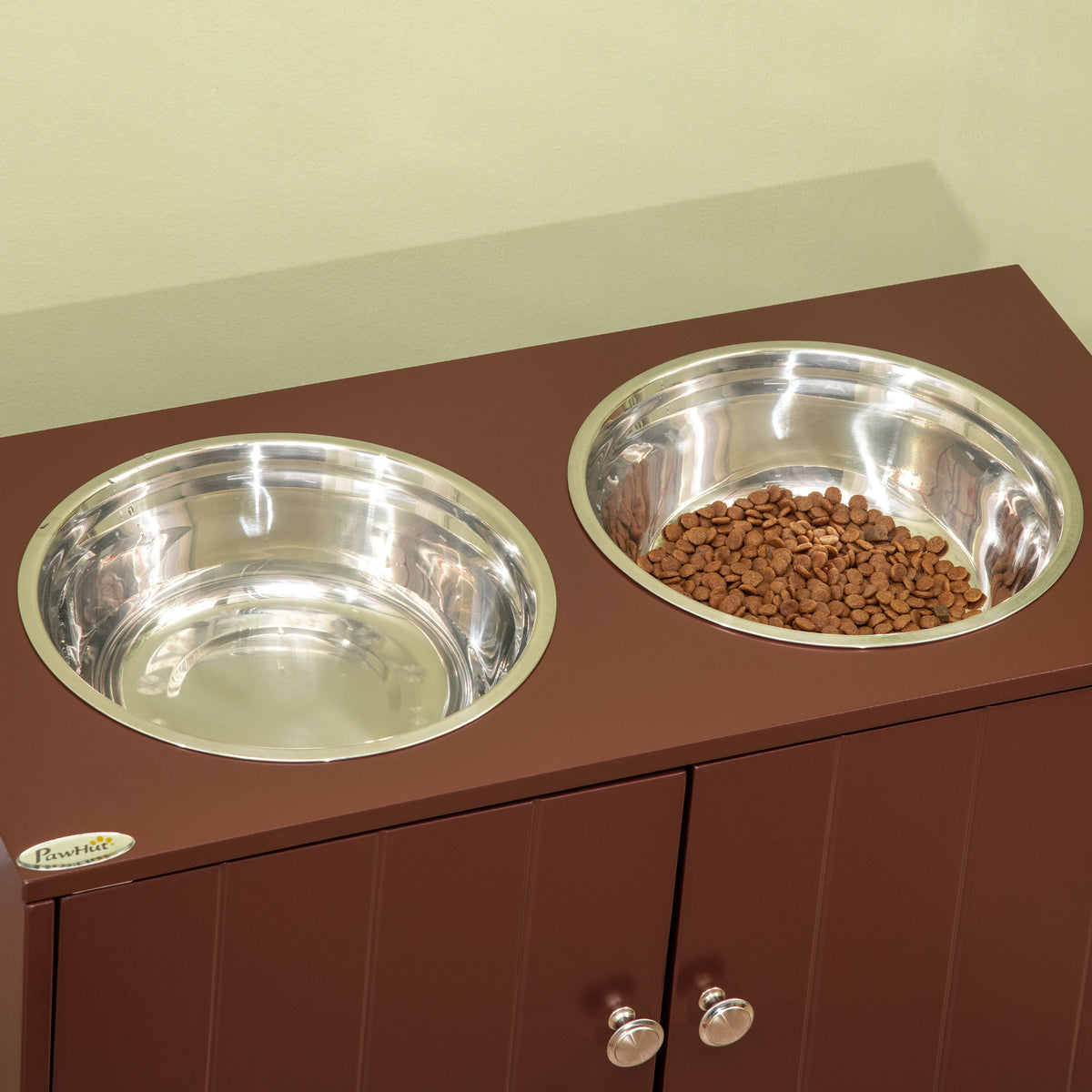Elevated Dog Feeding Station with Storage — product detail
