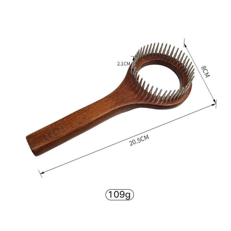 Pet Comb Solid Wood Antique Hair Removing Products — product detail