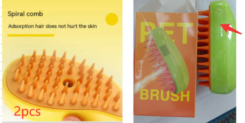 3 In 1 Cat Steam Brush Steamy Dog Brush Electric Spray Cat Hair Brushes For Massage Pet Grooming Comb Hair Removal Combs — product detail