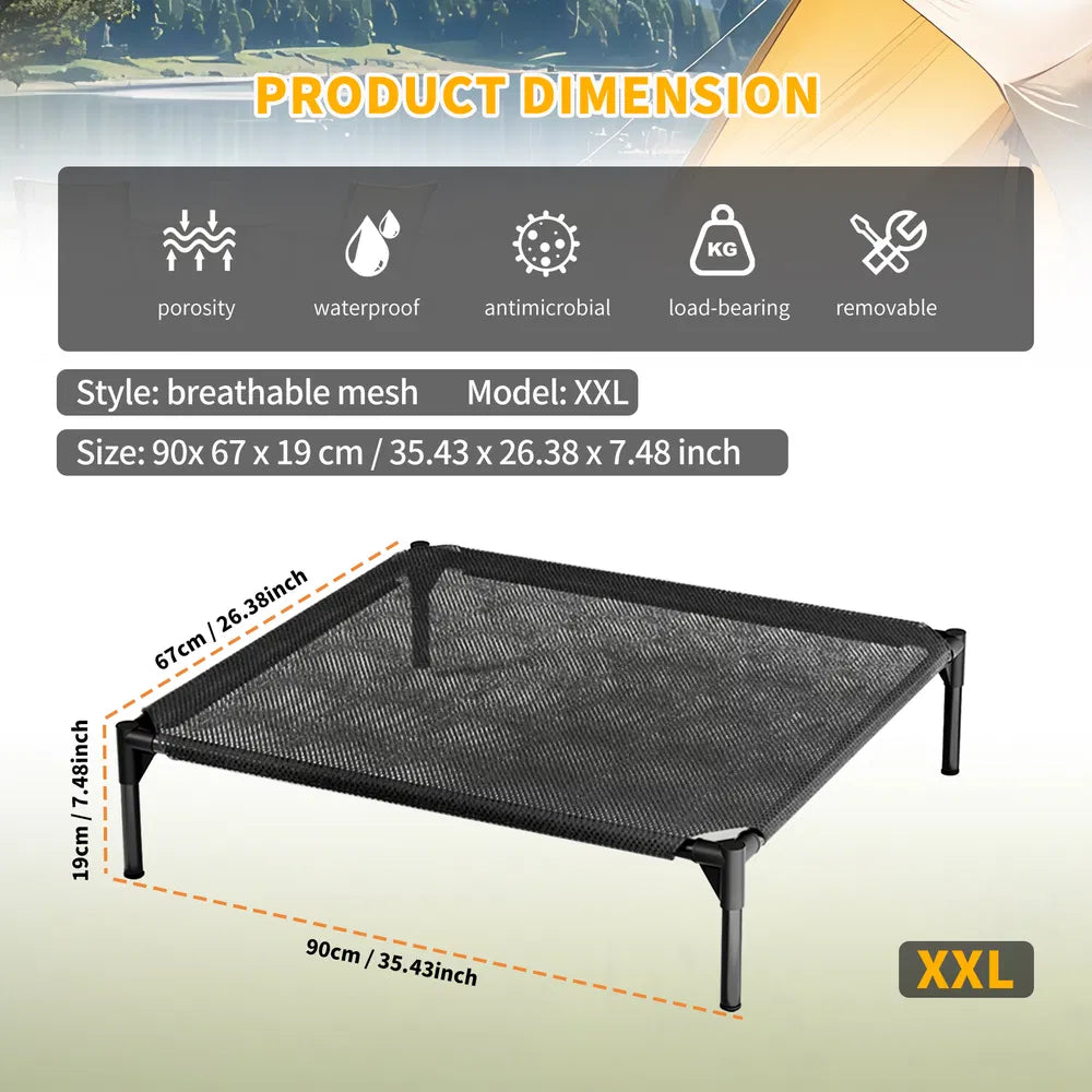 Elevated Mesh Pet Bed — product detail