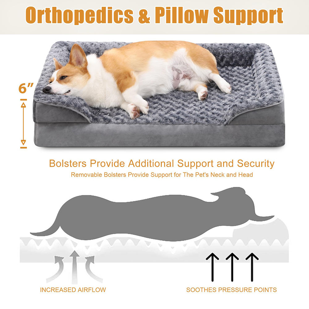 Dog Sofa Bed with Washable Cover — product detail