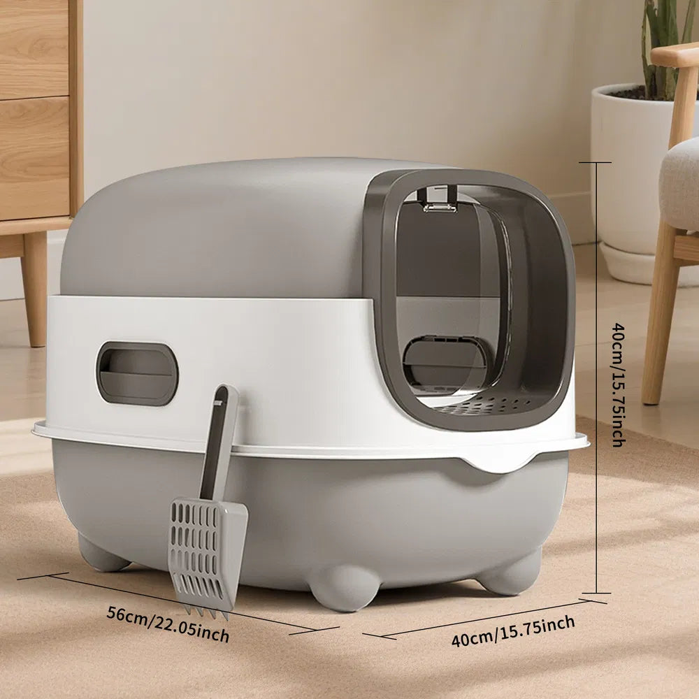 Grey Everyday Cat Litter Box