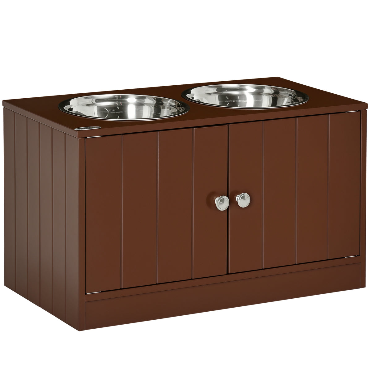 Elevated Dog Feeding Station with Storage