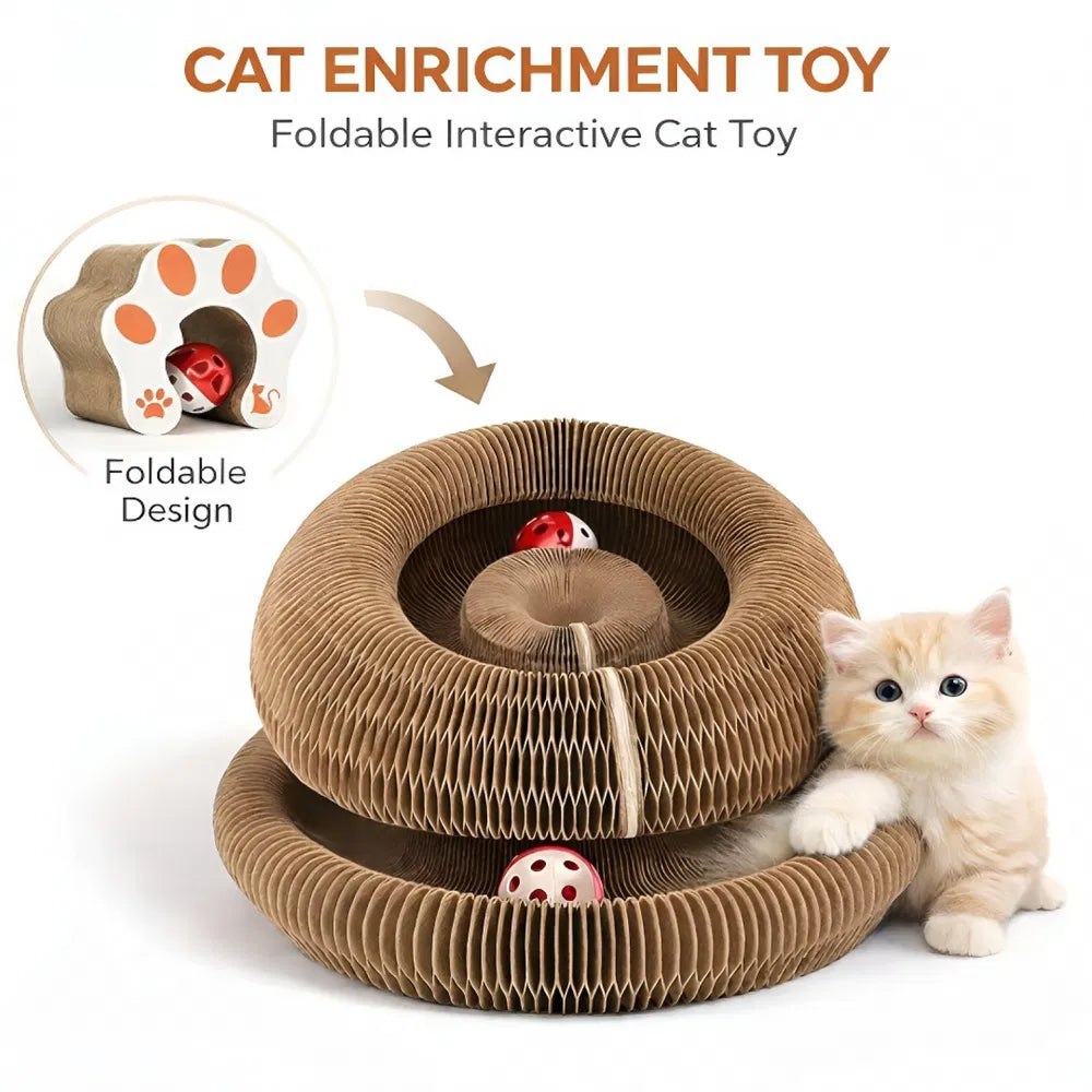 Foldable Accordion Cat Scratcher