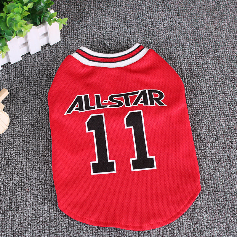 Hot World Cup Ball Spring And Summer Dog Vest Pet Supplies — product detail