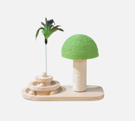 Cat Scratching Post & Ball-Track Toy — product detail