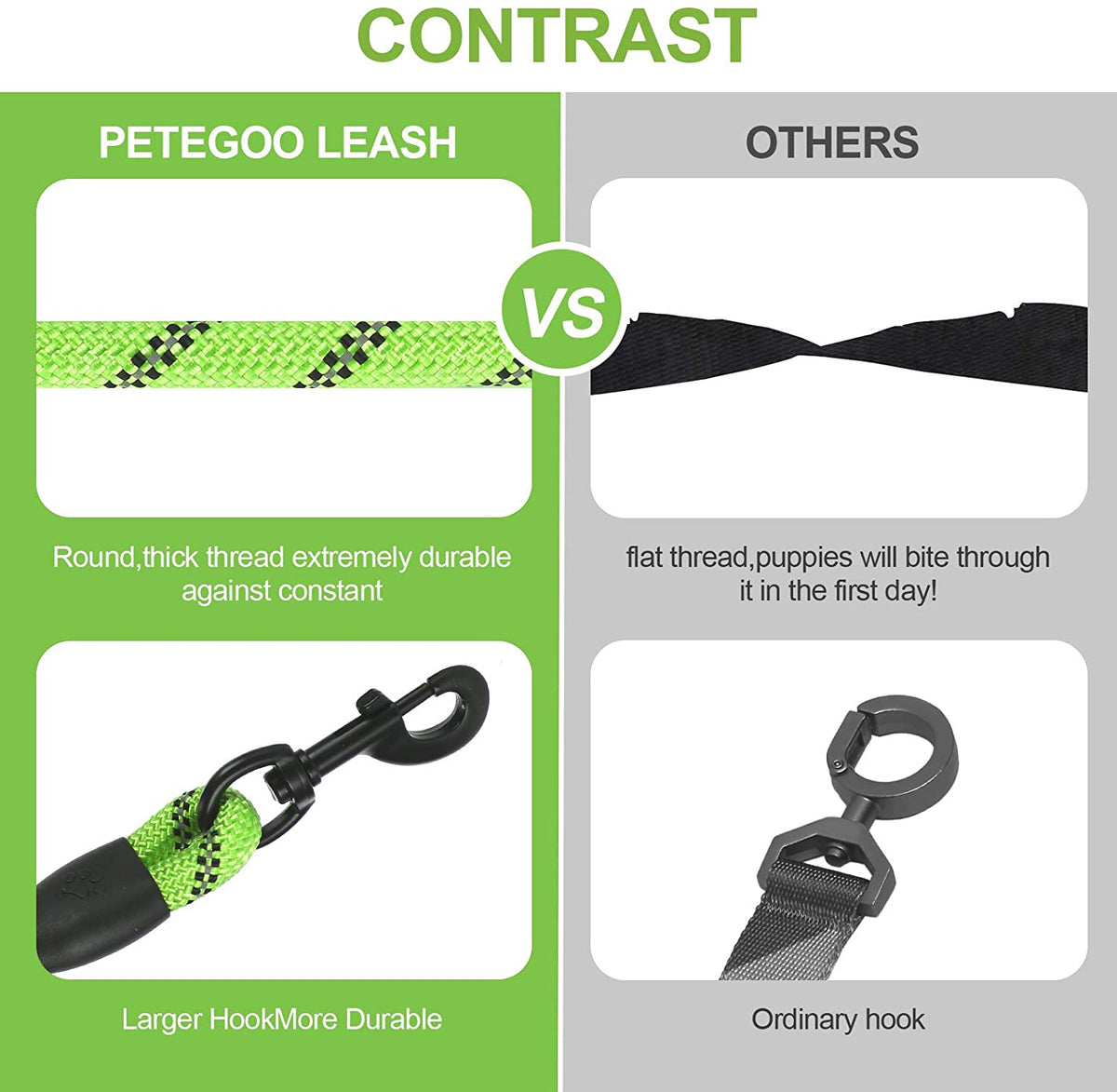 Small Medium Sized Pet Dog Luminous Leash Chain Puppies — product detail