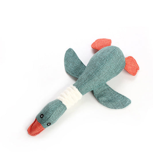 Plush Goose Dog Toys