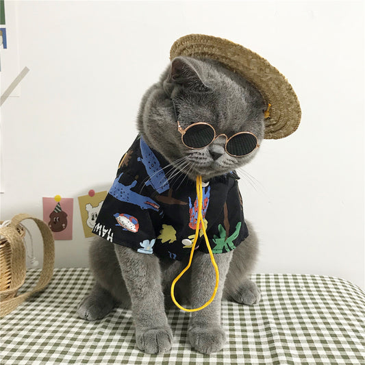 Tropical Cat Shirt & Costume Set