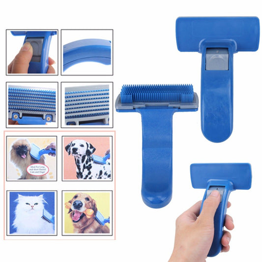 Self-Cleaning Pet Grooming Comb