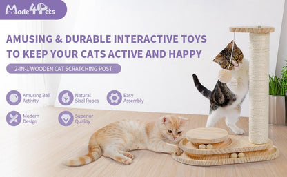 Cat Scratching Board with Ball Track – supplier product photo