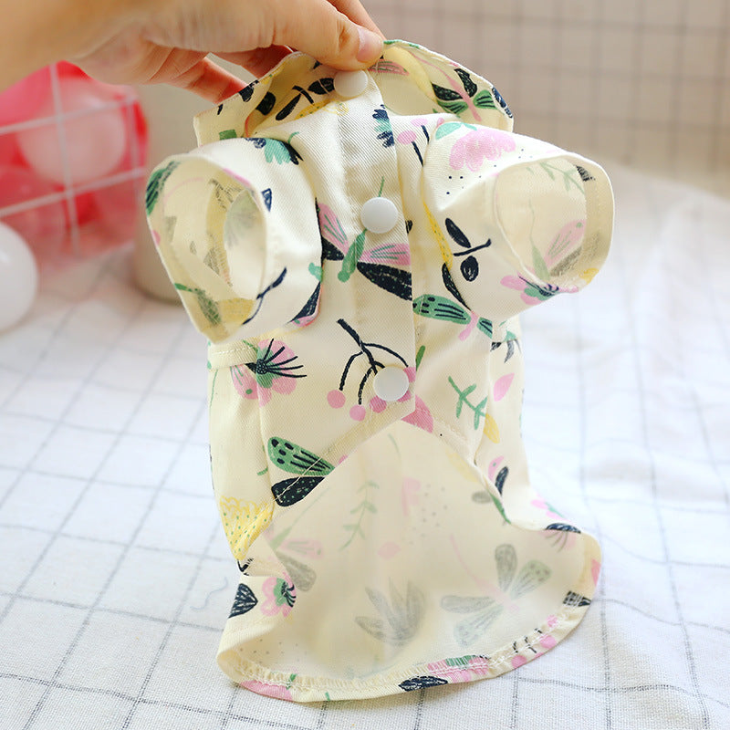 Small dog than the bear pomei thin summer cute shirt — product detail