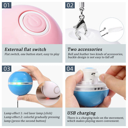 Colorful LED Laser Funny Cat Ball — product detail