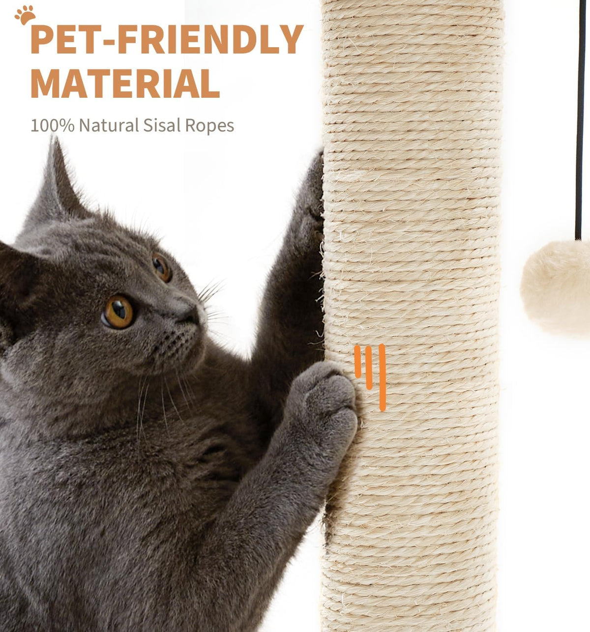 Two-Level Sisal Cat Scratcher — product detail
