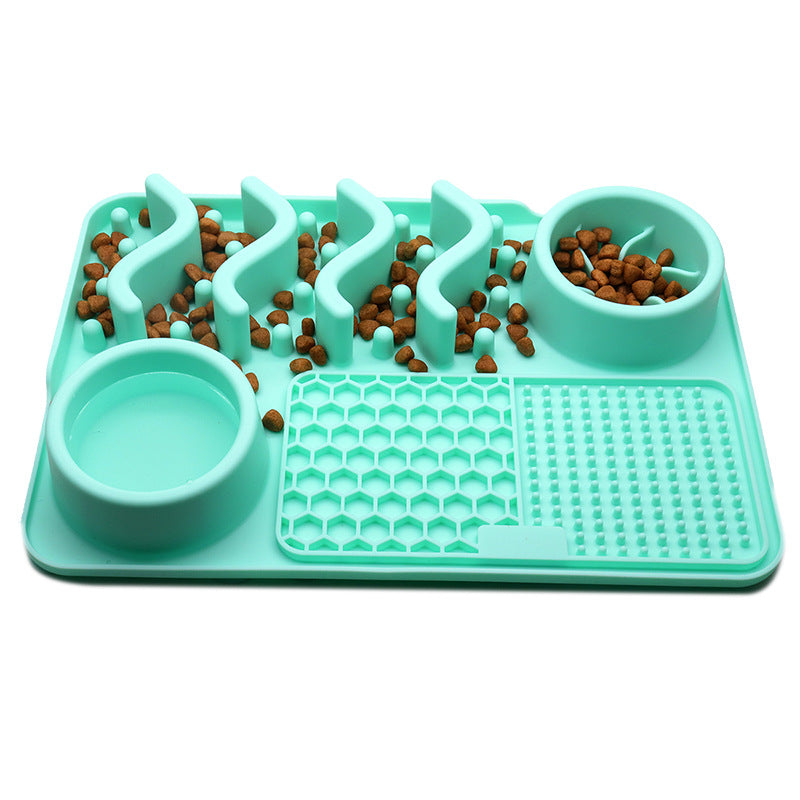 Dog Silicone Licking Pad Pet Licking Mat Silicone Smelling Mat Multifunctional Food Bowl Pets Supplies — product detail