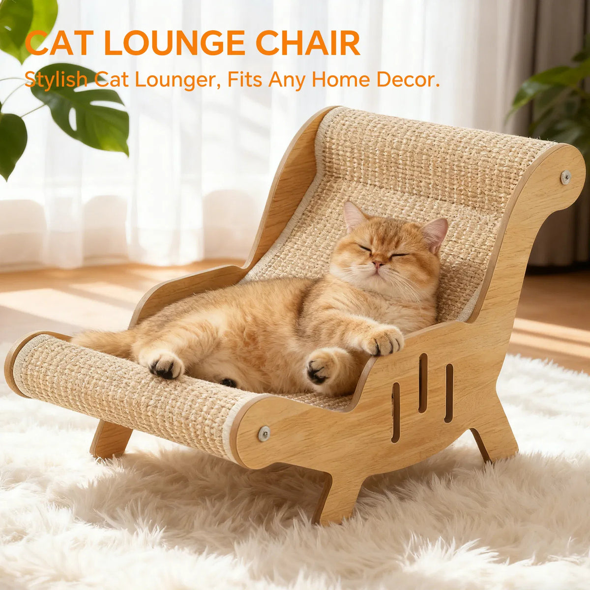Curved Sisal Cat Lounge — product detail