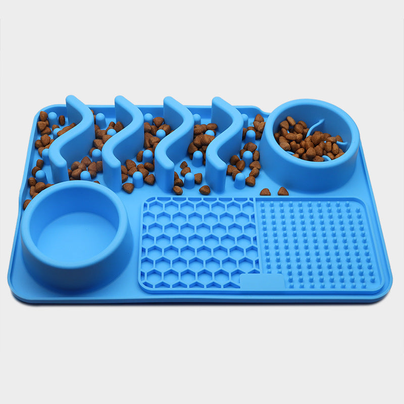 Dog Silicone Licking Pad Pet Licking Mat Silicone Smelling Mat Multifunctional Food Bowl Pets Supplies — product detail