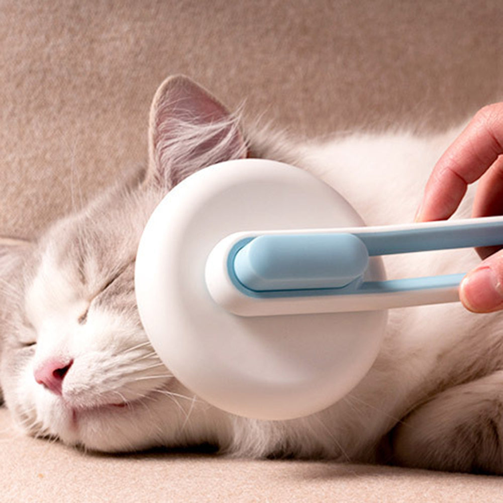 Pet Dog Hair Remover Cat Brush Grooming Tool Automatic Massage Comb Round Hair Brush For Cat Dog Pet Supplies — product detail