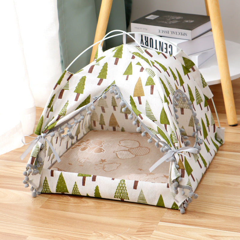 Cat Tent Cat Cat House Enclosed Pet Bed — product detail