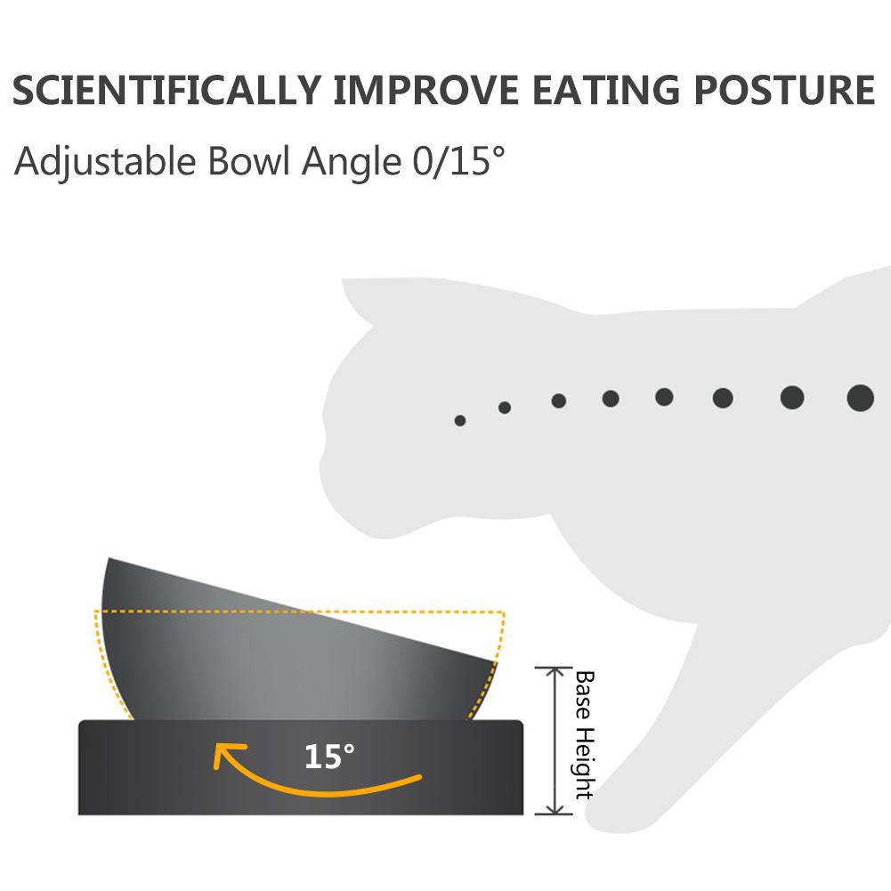 Pet Stainless Steel Bowl Pet Double Night — product detail