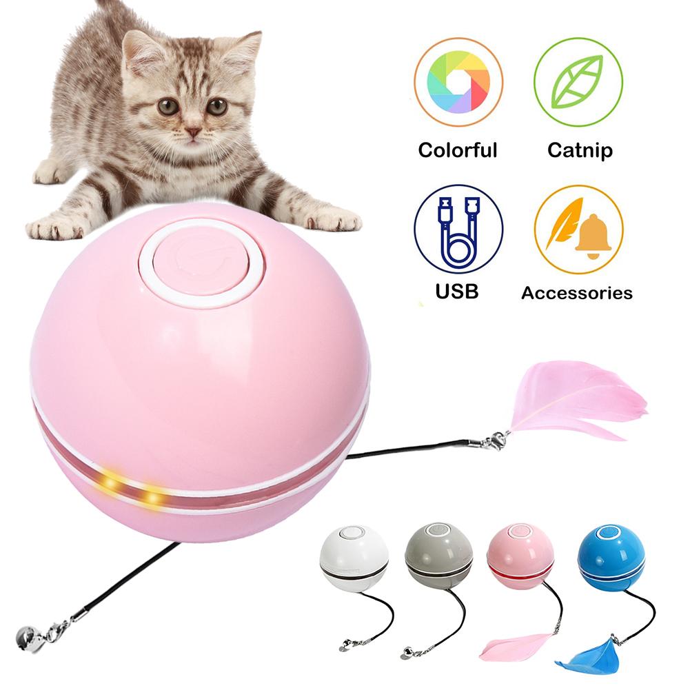 LED Laser Electronic Rolling Pet Funny Cat Toy Ball — product detail