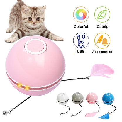 LED Laser Electronic Rolling Pet Funny Cat Toy Ball — product detail
