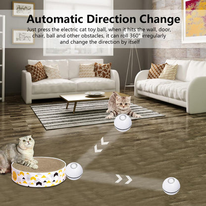 LED Laser Electronic Rolling Pet Funny Cat Toy Ball — product detail