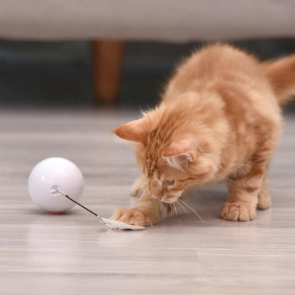 LED Laser Electronic Rolling Pet Funny Cat Toy Ball — product detail