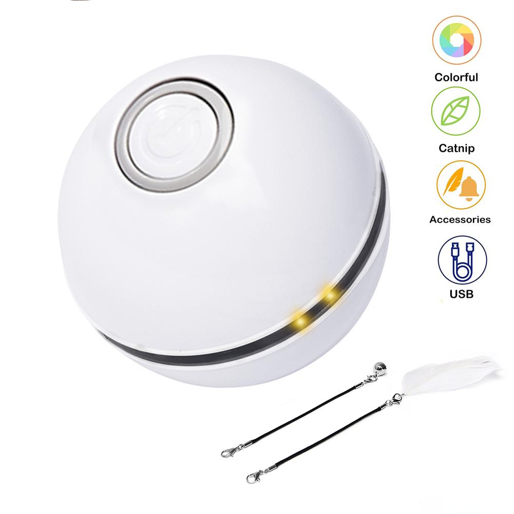 LED Laser Electronic Rolling Pet Funny Cat Toy Ball — product detail
