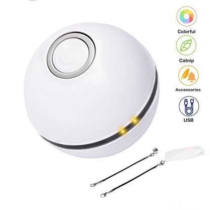 LED Laser Electronic Rolling Pet Funny Cat Toy Ball — product detail