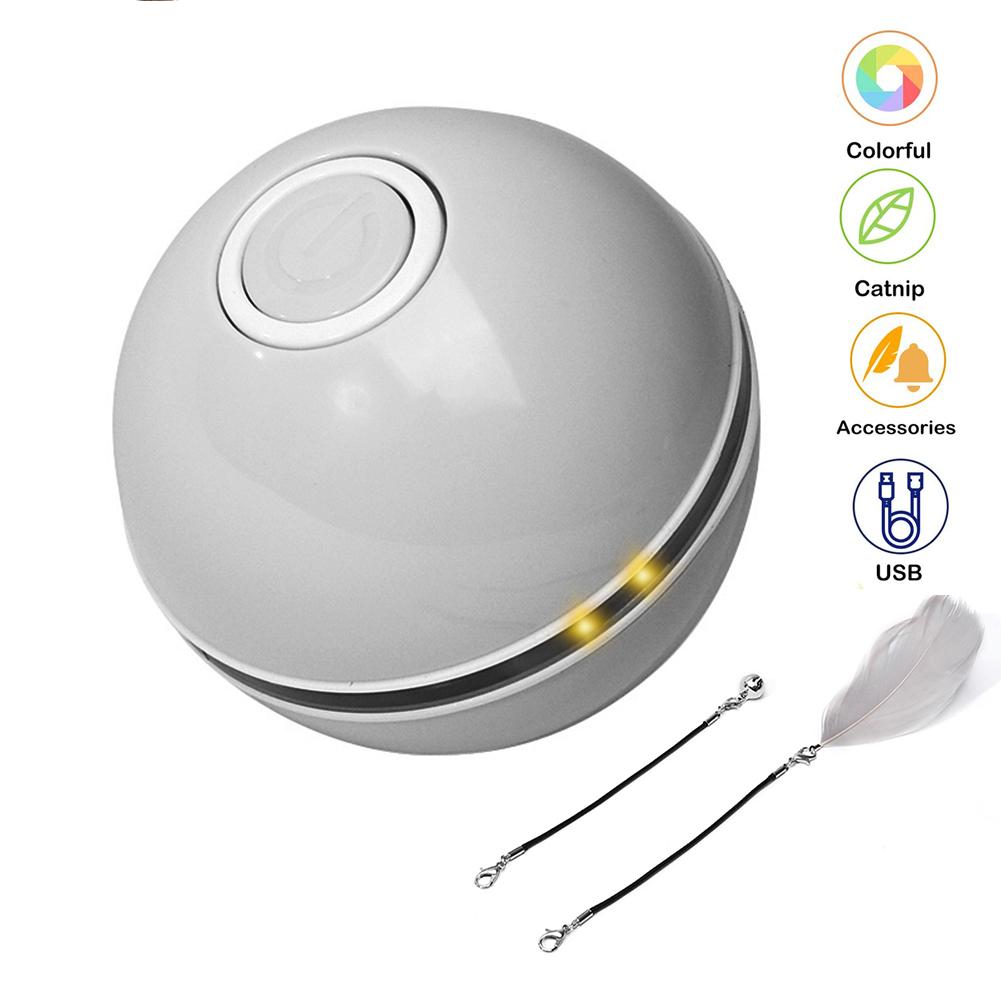 LED Laser Electronic Rolling Pet Funny Cat Toy Ball — product detail