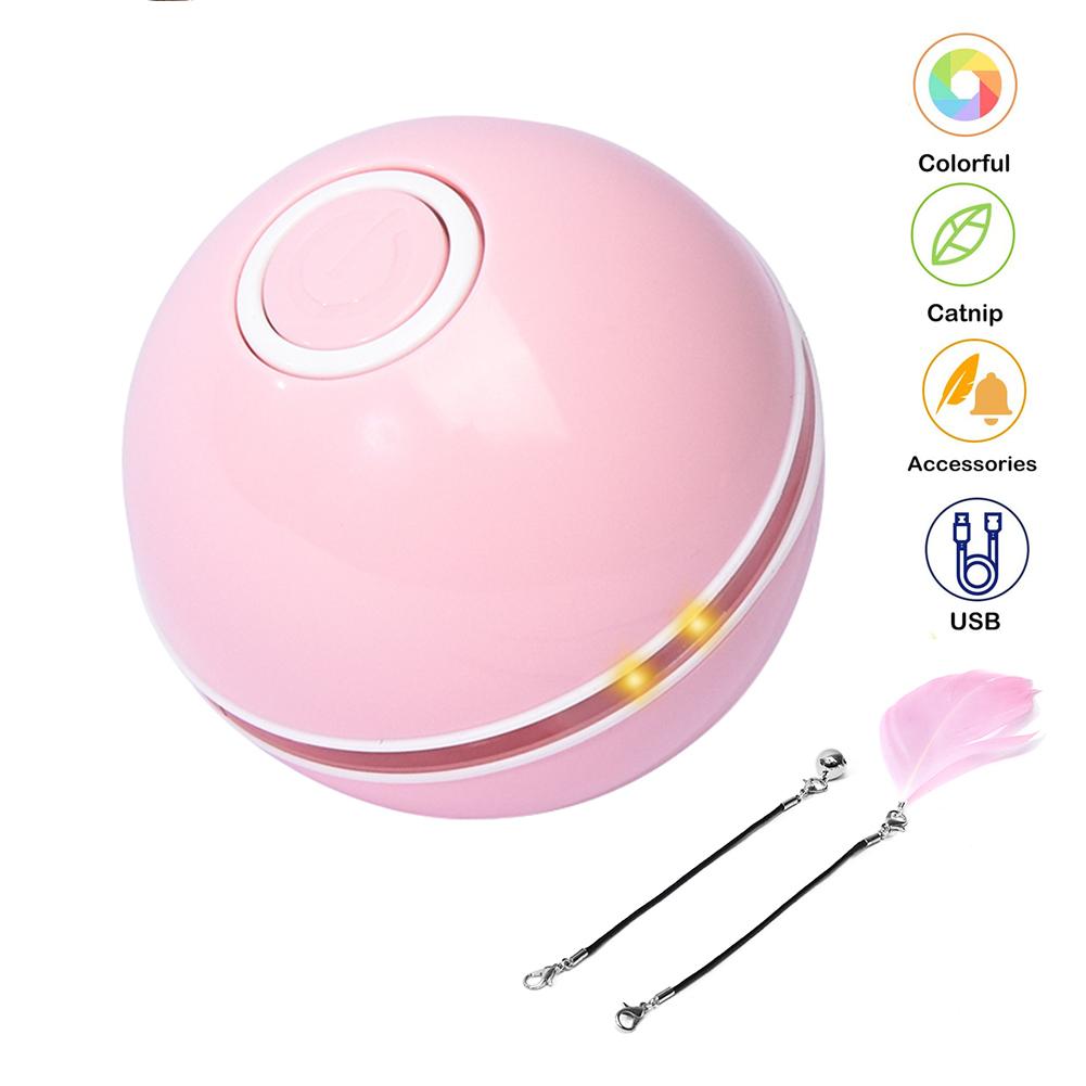 LED Laser Electronic Rolling Pet Funny Cat Toy Ball — product detail