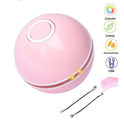 LED Laser Electronic Rolling Pet Funny Cat Toy Ball — product detail