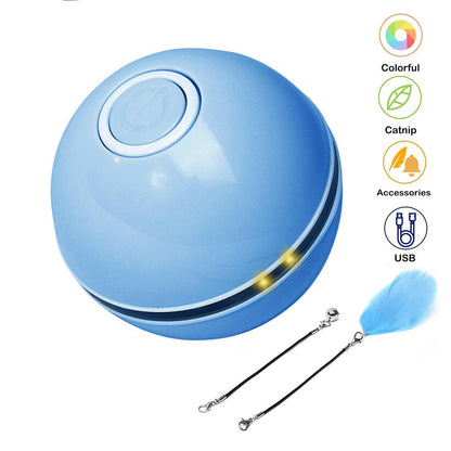 LED Laser Electronic Rolling Pet Funny Cat Toy Ball — product detail