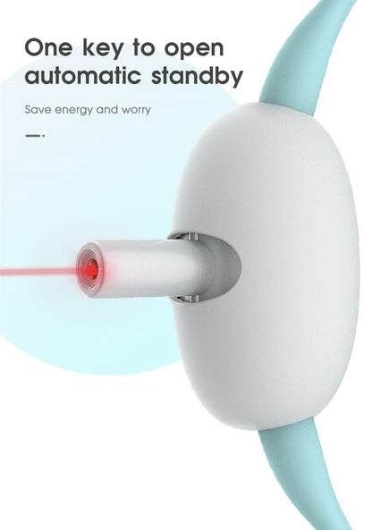 Automatic Cat Toy Smart Laser Teasing Cat Collar Electric USB Charging Kitten Amusing Toys Interactive Training Pet Items — product detail
