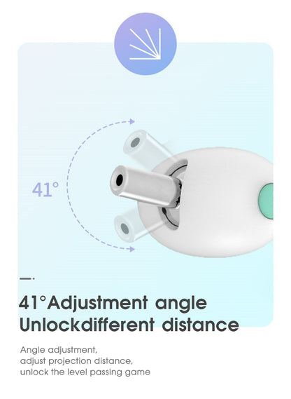 Automatic Cat Toy Smart Laser Teasing Cat Collar Electric USB Charging Kitten Amusing Toys Interactive Training Pet Items — product detail