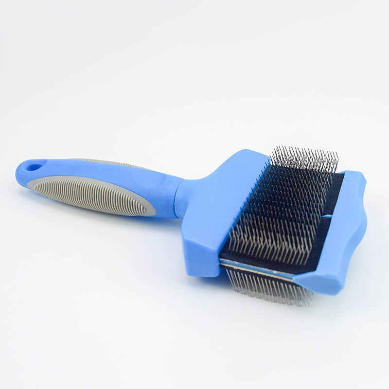 Pet Self Cleaning Hair Brush Cleaning Pets Supplies Cat Double Sided Soft Comb — product detail