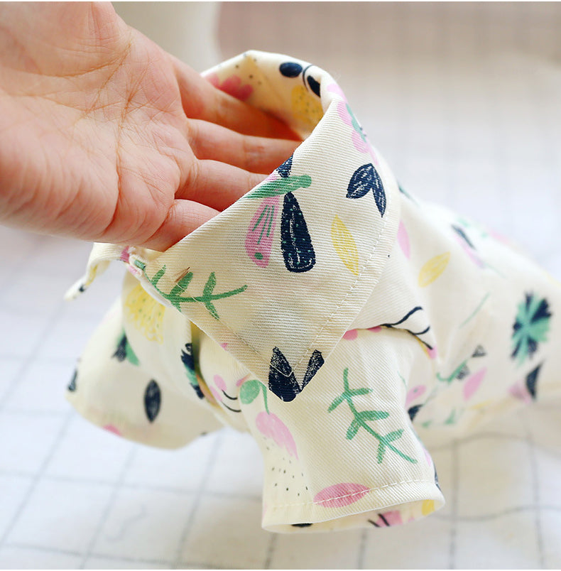 Small dog than the bear pomei thin summer cute shirt — product detail