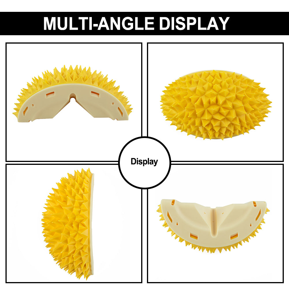 Durian Cat Brush, Dog Cat Self Groomer, Wall Corner Scratcher Massage Combs Durian Shape Molars Eat Slowly Toys Multifunctional Scratch Massager Tool Pets Clean Teeth Healthy Toys — product detail