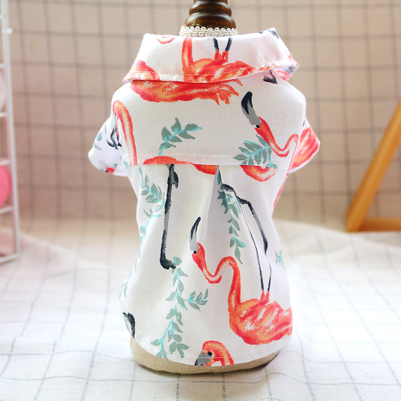 Small dog than the bear pomei thin summer cute shirt — product detail