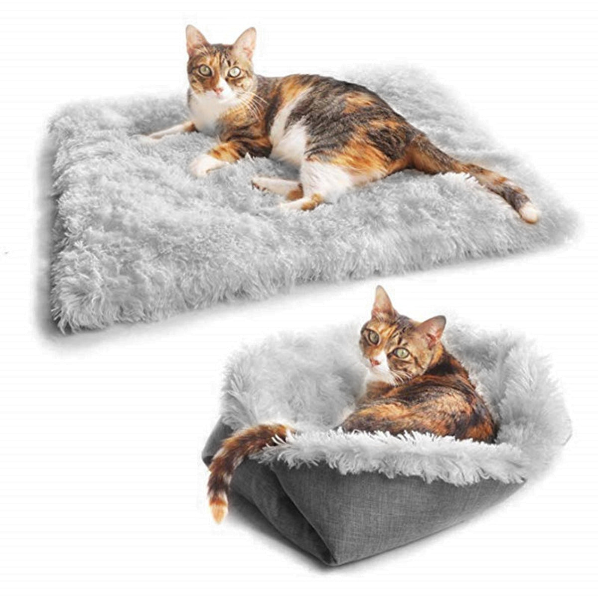 Pet Bed Mat New Pet Soft Dog Cat Blanket Fleece Cat Bed Mat Soft Warm Sleep Mat Cat Supplies Winter Foldable Pet Cushion — product detail