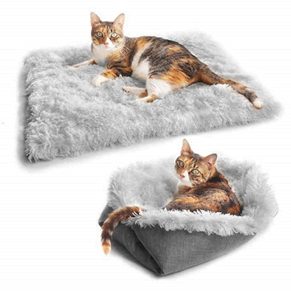 Pet Bed Mat New Pet Soft Dog Cat Blanket Fleece Cat Bed Mat Soft Warm Sleep Mat Cat Supplies Winter Foldable Pet Cushion — product detail