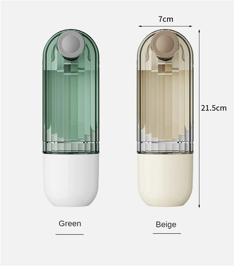 2 In 1 Pet Water Cup Segment Design Green Dog Walking Portable Drinking Cup Dog Feeding Supplies Pet Supplies Dog Walking Water Feeder Pets Products — product detail