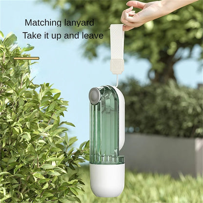 2 In 1 Pet Water Cup Segment Design Green Dog Walking Portable Drinking Cup Dog Feeding Supplies Pet Supplies Dog Walking Water Feeder Pets Products — product detail