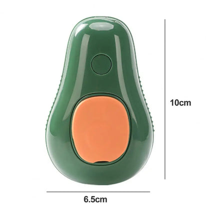 Steamy Cat Brush Cat Dog Grooming Comb Electric Self Cleaning Steam Cat Brush For Massage Avocado Shape Pet Spray Cat Grooming — product detail