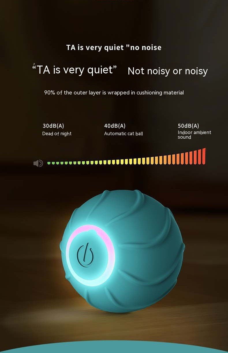 Smart Cat Toys Rolling Ball Pet Cat Owner Interactive Pets Toys Automatic Bouncing Ball USB Self Hi Teasing Kittens Jumping Ball — product detail
