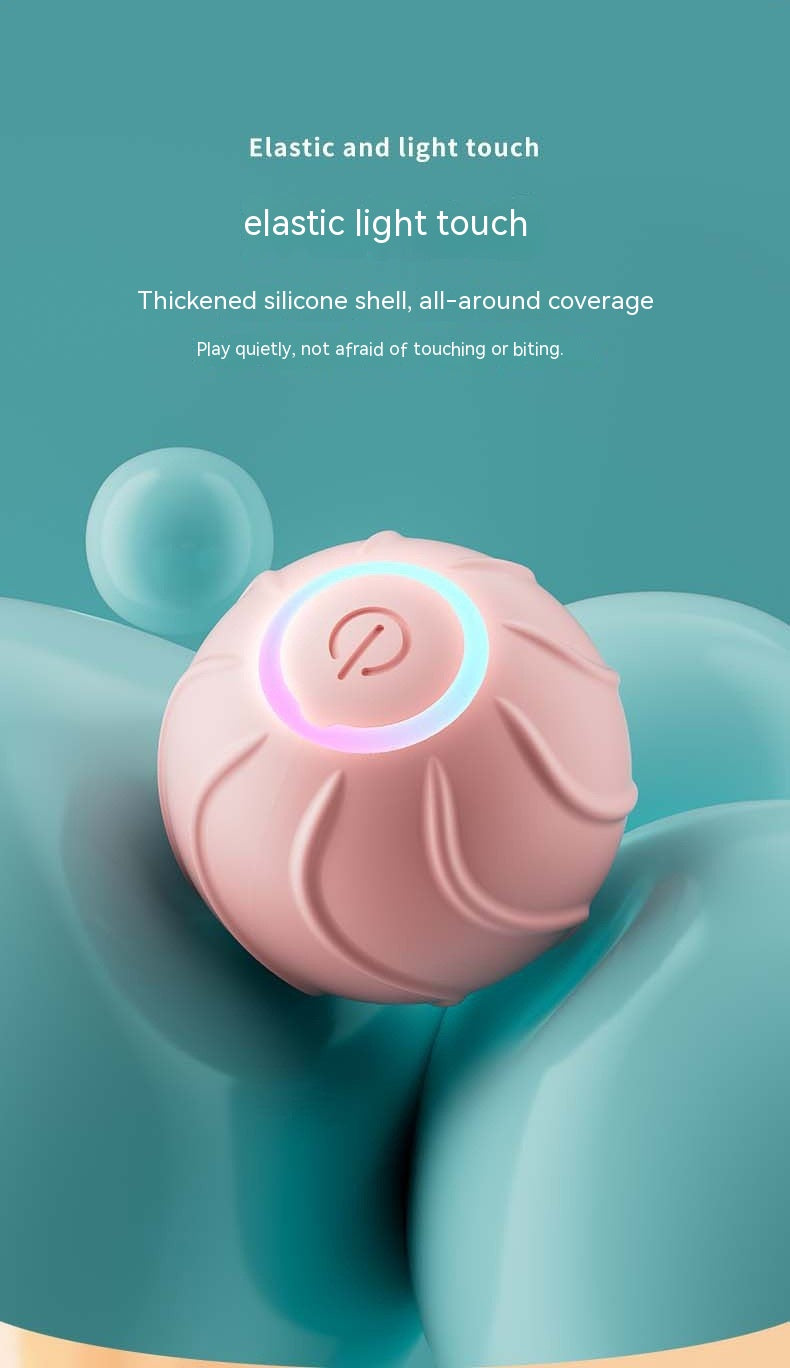 Smart Cat Toys Rolling Ball Pet Cat Owner Interactive Pets Toys Automatic Bouncing Ball USB Self Hi Teasing Kittens Jumping Ball — product detail