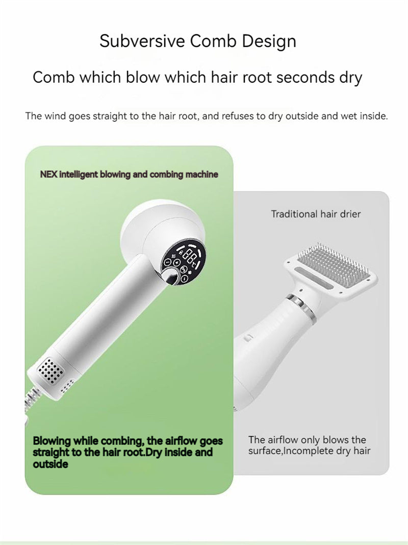 Smart Pet Hair Dryer Dog Golden Retriever Cat Grooming Hairdressing Blow & Comb Silent No Harm Pet Cleaning Supplies Pet Products — product detail