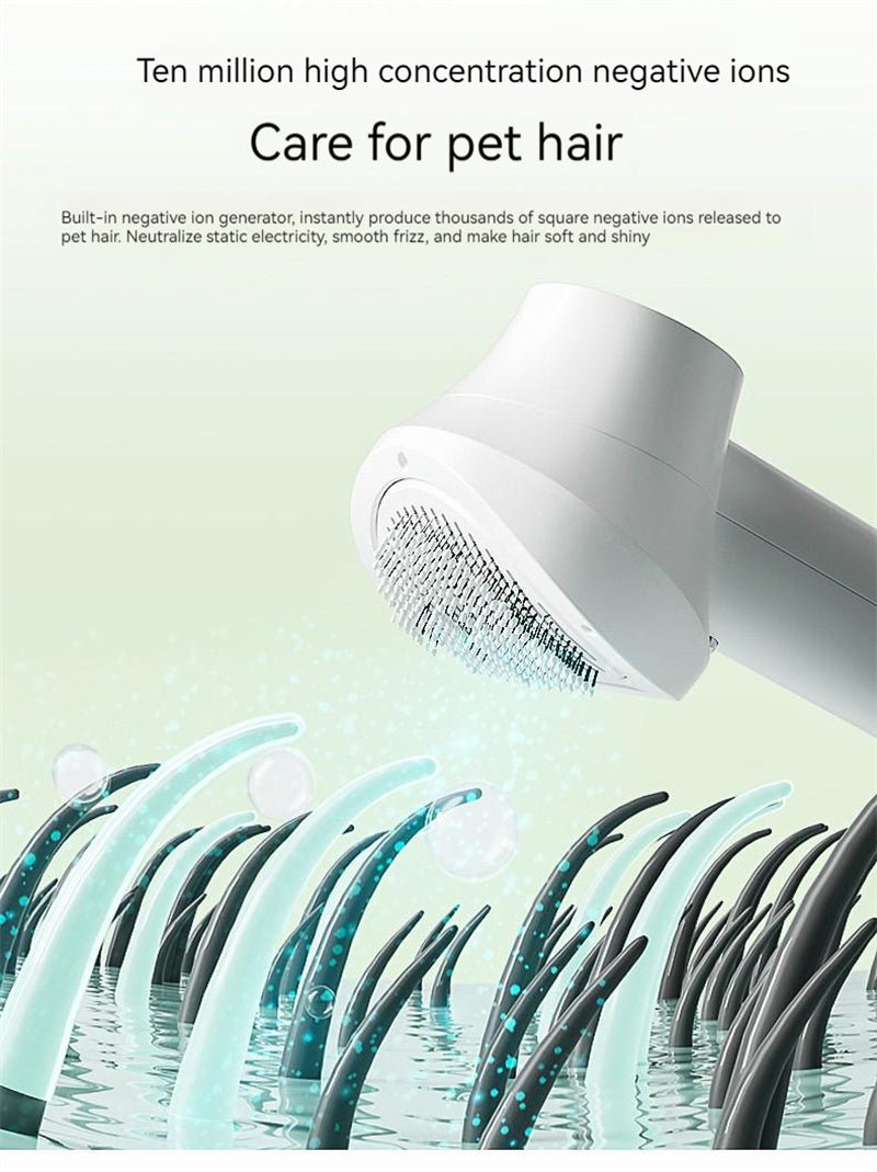 Smart Pet Hair Dryer Dog Golden Retriever Cat Grooming Hairdressing Blow & Comb Silent No Harm Pet Cleaning Supplies Pet Products — product detail
