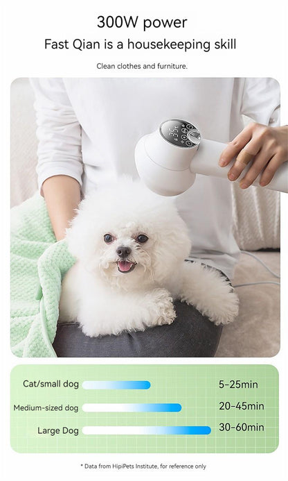 Smart Pet Hair Dryer Dog Golden Retriever Cat Grooming Hairdressing Blow & Comb Silent No Harm Pet Cleaning Supplies Pet Products — product detail